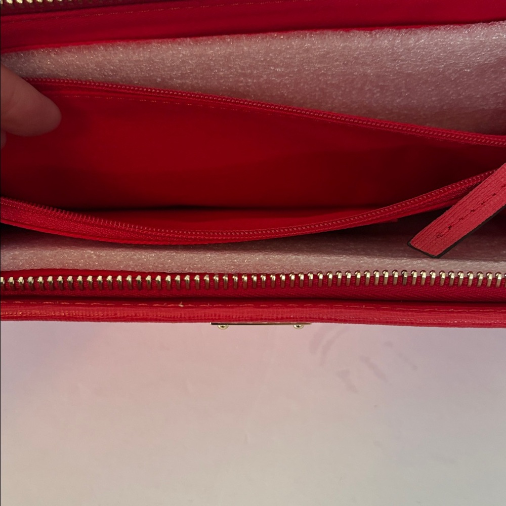 Dooney & Bourke Red Wristlet with Tassel, NWT - Picture 6 of 8